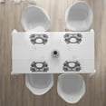 thumbnail image 3 of Ambesonne Victorian Place Mats Set of 4, Baroque Crown, Standard Size, Black White, 3 of 4