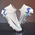 thumbnail image 2 of Botas de fútbol profesionales de alta calidad para hombre y mujer, zapatos deportivos de entrenamiento de hierba, transpirables, para interior, 2 of 5