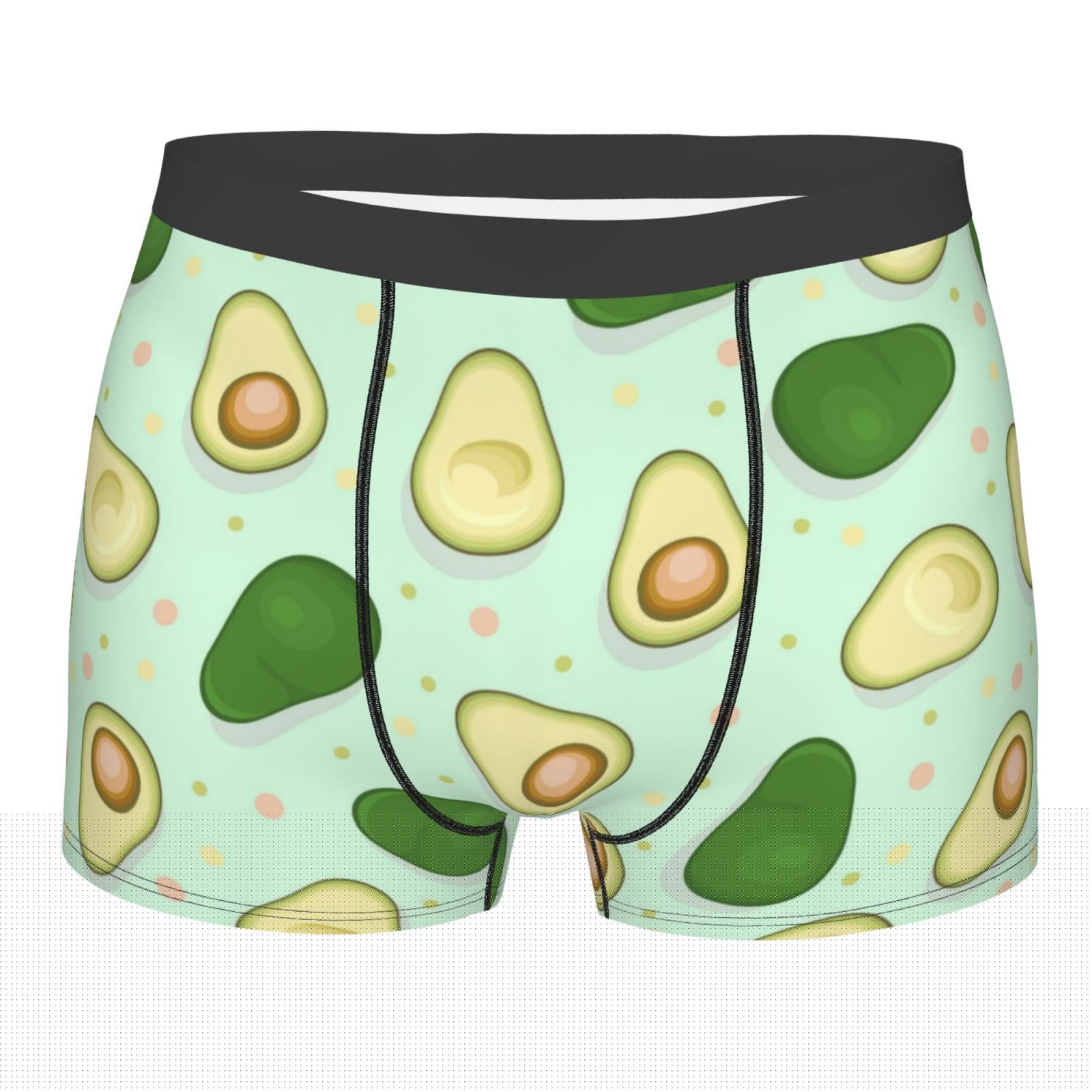 thumbnail image 5 of Uemuo Avocado Pattern Men's Boxer Briefs,Trunk Anti-Chafing,Comfortable, Durable, and Stylish Underwear-Large, 5 of 9