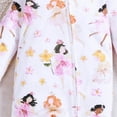 thumbnail image 4 of KPOPLK Baby Girl Footed Pajamas Long Sleeve Zipper One-Piece Cotton Sleeper for Girls Infant 0-18 Months Size 0-3 Months,Light Pink, 4 of 4