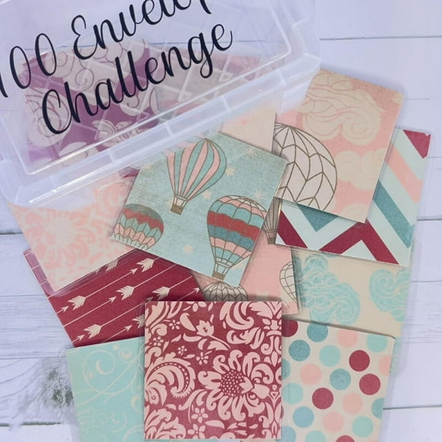 100 Envelope Challenge Box Set Easy And Fun Way To Save $10 000 Money