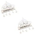 thumbnail image 4 of Billuyoard Decoraciones de Ramadán Adornos de pared exquisitos Adorno islámico Musulmán Eid Mubarak Placa Festival Colgante para doméstico Type2 NO2, 4 of 6