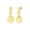 Gold, variant on Elli by Julie & Grace Vintage Round Disc Triple Coin Drop Earrings for Women