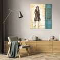 thumbnail image 3 of Andrea Laliberte 36x44 Gallery Wrapped Canvas Wall Art Titled - Rain Paris, 3 of 4