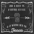 thumbnail image 3 of Murray, Amanda 12x12 Black Modern Framed Museum Art Print Titled - Coffee and Jesus, 3 of 5