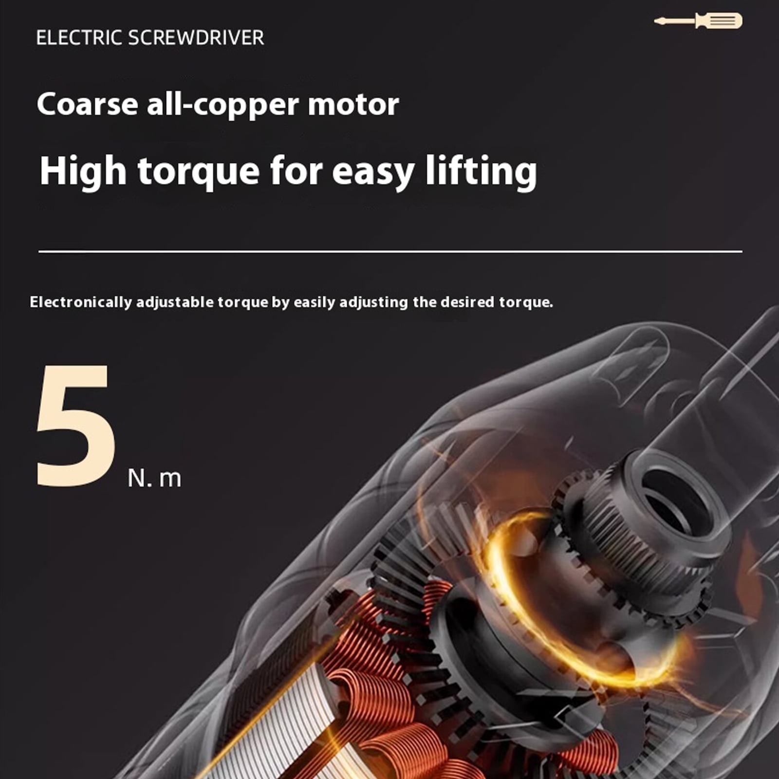 46 in 1 Rechargeable Cordless Electric Screwdriver Set Precise Power Tool Drill for Computer Repair