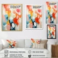 thumbnail image 4 of Designart "Atomic Abstraction Pink Beige Mid Century Art II" Abstract Canvas Art Print, 4 of 5