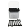 thumbnail image 5 of 200 Counts Cotton Swabs with Wood Handles for Polishing Jewelry, Arts and Crafts, Cleaning Electronics Remover Black, 5 of 8