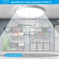 thumbnail image 3 of Ineasicer LED Ceiling Light with Motion Sensor Indoor, 30cm, 24W, 2400 LM, Motion Sensor, 6000K, Motion Sensor Hallway Lamp for Porch, Basement, Corridor, Garage, 3 of 4