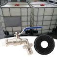 thumbnail image 1 of Adaptateur de Réservoir Ibc Adaptateur de Réservoir Ibc Adaptateur de Réservoir d'Eau de Jardin Adaptateur de Robinet d'Arrosage Pièces de Raccord en Laiton, 1 of 8