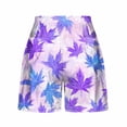 thumbnail image 3 of cocolona Womens Summer Casual Shorts Elastic Waist Drawstring Print Shorts Loose Comfy Beach Shorts with Pockets, 3 of 5