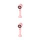 thumbnail image 4 of sweethay Ventilador de mano personal Recargable Ajustable Portátil Estudiante Dispositivo de enfriamiento manual de aire de escritorio para exteriores Rosa 2piezas, 4 of 6