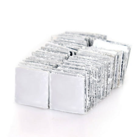 - 100 Piece Mirror Tile Wall Sticker 3D Decal Mosaic Room Decor Stick On Modern