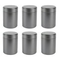 thumbnail image 1 of NUOLUX 6Ud Bote Negro Con Hermetico Ideal Para Almacenar Te Y Cereales, 1 of 8