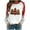 Red G, variant on IROINNID Christmas Sweatshirts for Women Crewneck Long Sleeve Shirt Printed Loose Fit Tops Casual Holiday Pullover,Red