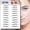 B, variant on Natural Looking Eyebrow Stickers 3D Water Transfer Temporary Tattoo Disposable Brow Patches for Sparse Brows Multiple Eyebrow Shape Options