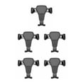 thumbnail image 3 of Langgg Car Holder  for Gravity Linkage Mobile Phone Bracket Air Vent Mount Car Accessory black 5Set, 3 of 6