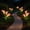 Red, variant on WOHAPY Upgrade Artificial Solar Flower Light, Solar Powered Garden Stake, Waterproof Outdoor LED Light for Yard Patio Red