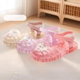 thumbnail image 5 of Ruyang Girls Glitter Jelly Sandals Cute Closed Toe Fisherman&nbsp;Sandal Summer Adjustable Straps Non-Slip Flats for Beach, 5 of 7