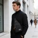 thumbnail image 5 of Bolso bandolera para hombre | Riñonera multicapa para viajes y desplazamientos | Bolso de hombro de nailon con puerto para auriculares | Organizador de objetos pequeños para uso diario masculino, 5 of 7