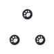 thumbnail image 4 of Cateissary Grips Caps Antideslizante Reemplazo perfecto Thumbstick Cover Controller Accesorios para doméstico blanco sobre negro Type1 NO1, 4 of 6