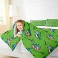 thumbnail image 4 of Feelyou Kawaii Pike Fish Bedding Comforter Set for Teens, Cartoon Fish Hook Twin Comforter Sets, Cute Rustic Animal Reversible Bedding Set, Microfiber Bedroom Decor, 2pcs, 4 of 8