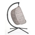thumbnail image 3 of FlowerHouse Adult Steel Hanging Chair, Black, 3 of 4