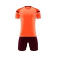 thumbnail image 6 of ITSAME Boys Soccer Jersey Set 2-Piece, Crewneck Tops and Shorts Quick-Dry Performance Football Outfits Orange Size 12-13, 6 of 6