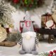 thumbnail image 2 of Muñeco navideño de peluche Avdjesfny, gorro a cuadros con nariz grande y letras, adornos de elfo hechos a mano para decoración festiva, alfabeto DIY, 2 of 7