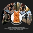 thumbnail image 7 of Lsque Autumn Maple Leaf Pile Pattern Mens Tank Tops Muscle Athletic Quick Dry Sleeveless Workout Fitness T Shirts Beach Tank Top, Loose-fit Sleeveless Shirt for Men-3X-Large, 7 of 7