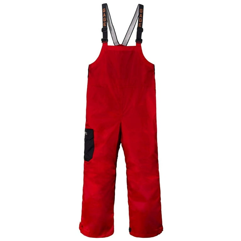 Grundens Weather Watch Bib Pants - Red, Extra Large 