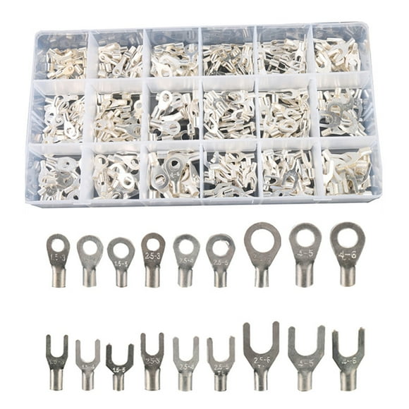 Coofit 420PCS Ring Terminals Professional Terminal Connector Set Wire Terminals