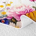 thumbnail image 5 of Erosebridal Lovely Hummingbird Twin Quilt Set,Kawaii Wildlife Twin Coverlet Set,White Blue,2pcs,1 Bedspread and 1 Pillowcase, 5 of 7