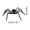 thumbnail image 3 of Xuniizn Giant Spider, 1FT Foldable Large Fake Spider Halloween Decorations Outdoor Indoor Scary Hairy Halloween Spider for Home, Yard, Patio, Garden Decor, Halloween Decorations, 3 of 7