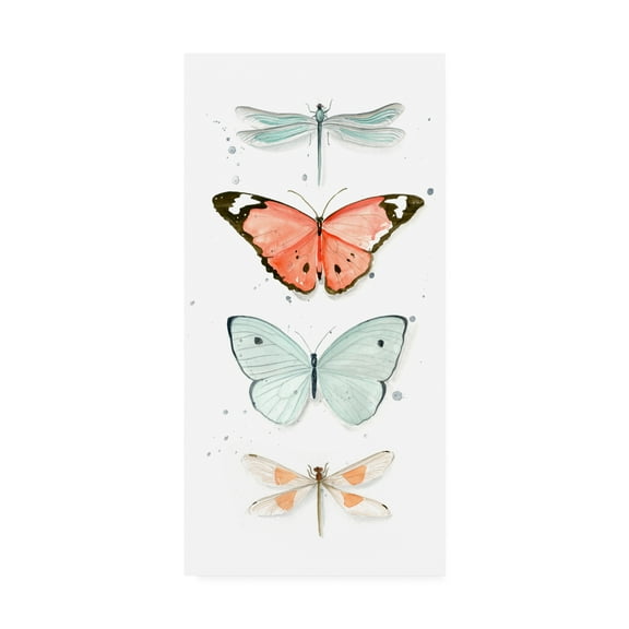 Trademark Fine Art 'Summer Butterflies I' Canvas Art by Jennifer Paxton Parker