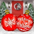 Fridja Christmas Inflatables Ornament Ball, 23.6" Oversize Christmas
