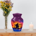 thumbnail image 7 of MUKTIVE Ice Hockey Mini Urns for Human Ashes, Purple Small Urn for Ashes for Women, Keepsake Urn for Mother& Father Burial Ash, Goalkeeper Urns for , Funeral, Burial & Memorial Settings, 7 of 7