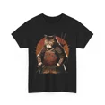 thumbnail image 1 of Samurai Ninja Cat Japanese Culture Funny Graphic Unisex T-Shirt, 1 of 4