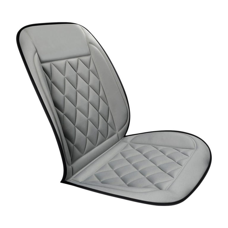 1pc Car Heated Seat Cushion With Usb Port, Winter Plush Seat Pad