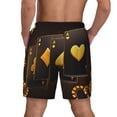 thumbnail image 4 of Goofa Casino Playing Cards Printed Men's Swim Trunks Board Shorts Quick Dry Mens Swimming Trunks with Compression Liner,Breathable Fit Hawaii Beach Shorts-Small, 4 of 9