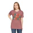 thumbnail image 2 of Matching Family Merry and Bright Christmas Unisex Shirt, 2 of 8