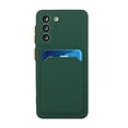 thumbnail image 2 of for Samsung Galaxy S24 Plus Case with Credit Card Holder Slot TPU Soft Silicone Scratch-Resistant Slim Wallet Case Protective Phone Cover for Samsung Galaxy S24 Plus, Darkgreen, 2 of 6