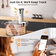 thumbnail image 3 of BLITZHOME 1100W WIFI Sous Vide Cooker,Precision Sous Vide Machine,Ultra-quiet Fast-Heating Immersion Circulator Temperature and Digital Display,W/ APP Recipe, 3 of 11