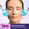 thumbnail image 3 of Plum Beauty, Globos de enfriamiento facial de cristal, reducen la hinchazón facial, aumentan la circulación sanguínea, 3 of 6