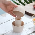 thumbnail image 2 of WHAMVOX Portable Beige Plastic Toothpick Holder for Home and Parties with Hidden Lid Keeps Clean 3.15 x 3.15 Inches, 2 of 8