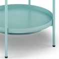 thumbnail image 3 of Simpli Home Monet Industrial 17 " Metal Metal End Table in Aqua, 3 of 7
