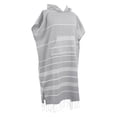 thumbnail image 1 of Toalla con capucha de gran tamaño Ounissouiy Poncho para cambio rápido después de nadar color Gris claro, 1 of 6