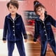 thumbnail image 1 of Conjunto de Pijamas de terciopelo Coral para niños y niñas, ropa de dormir de franela cálida de manga larga, traje de año nuevo para el hogar, Navidad, Invierno, 1 of 4