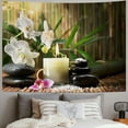 thumbnail image 2 of Orinice Bamboo Flowers Candle Tapestry Wall Hanging Unique Style Graphic Tapestries Home Wall Decor Art for Living Room Bedroom Apartment Farmhouse Dorm 40x30inch, 2 of 6