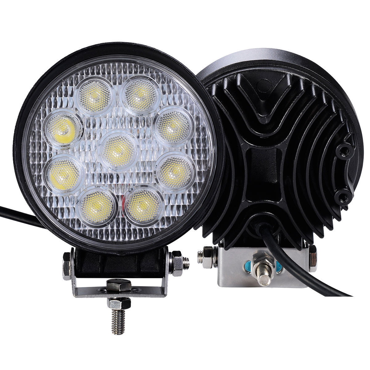 4inch 27w Spot LED Work Light Fog Headlight Offroad Forklift Truck ATV VS 3 5'' 